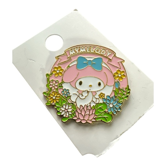 Sanrio My Melody Enamel Pin Metal Brooch - Picture 3 of 4